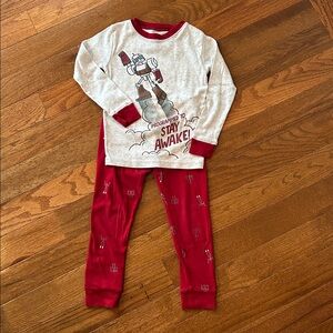 Carter Long Sleeved Robot Pajama Set Size 5T